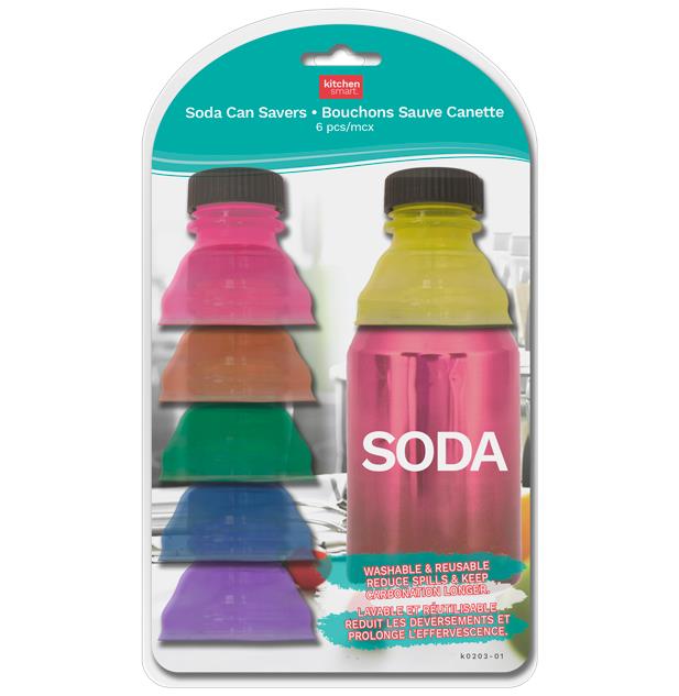 SODA CAN SAVERS - 6PCS