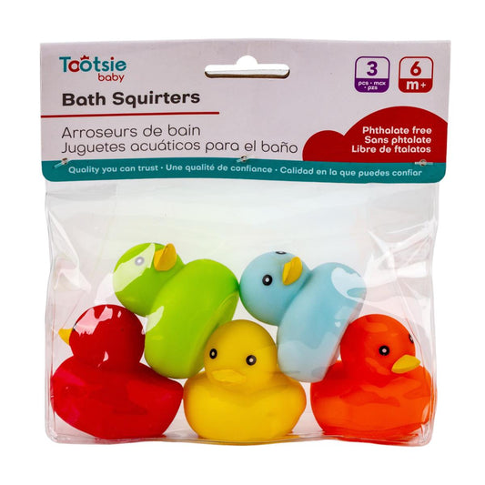 Tootsie Baby, 5-pc Small Ducks,  5.4x4.7x4.5cm, PVC bag w header