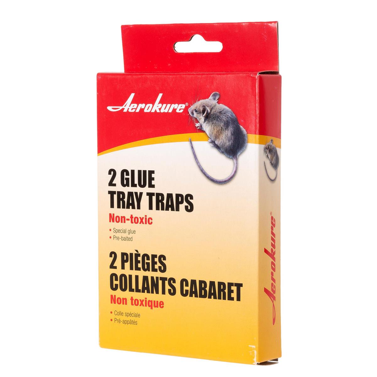 Aerokure 2pk Mouse traps, colour box