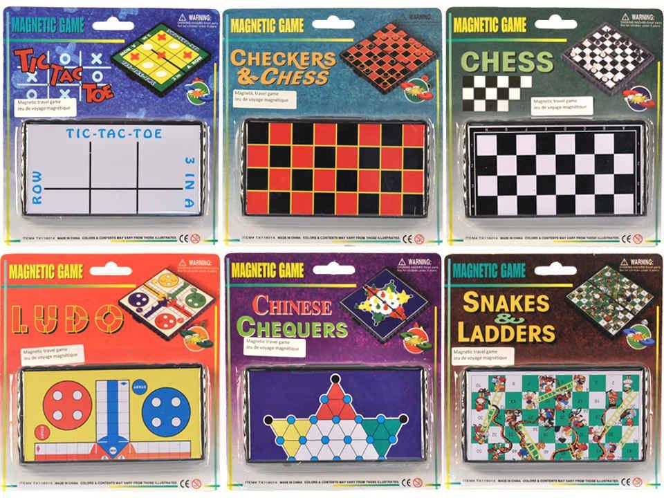 Deluxe Pocket Magnetic Travel Game, 6 styles, b/c