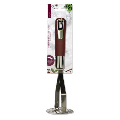 POTATO MASHER- AUBERGINE HANDLE 26.5*8CM