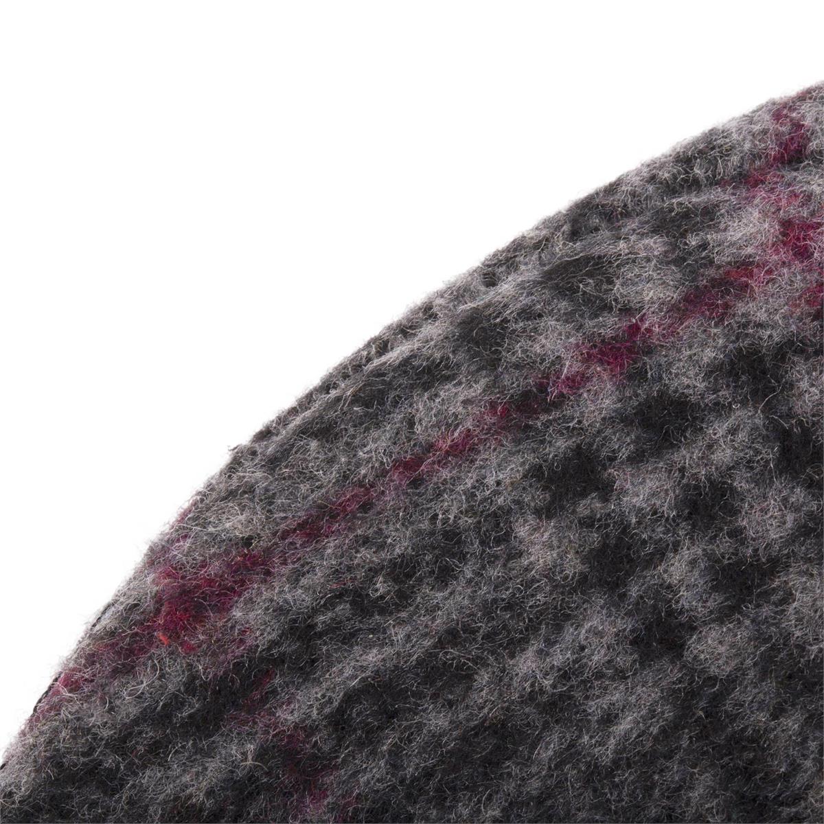Nordic T. Grey Plaid Cabbie Hat, w NO Ear Flap, Men's, ht