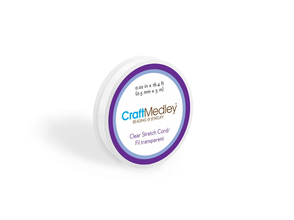 Beading/Jewelry Cord: Stretch Clear 5mx0.5mm