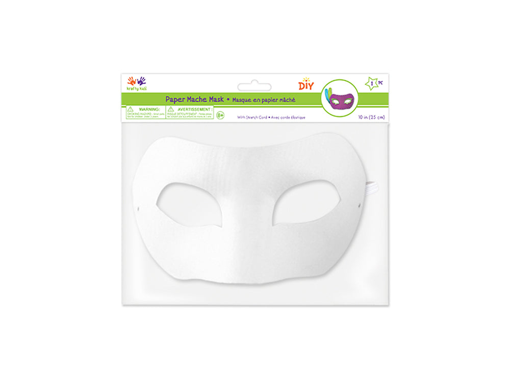 Krafty Kids: 'Diy' Mask W/Elastic Band E) Masquerade