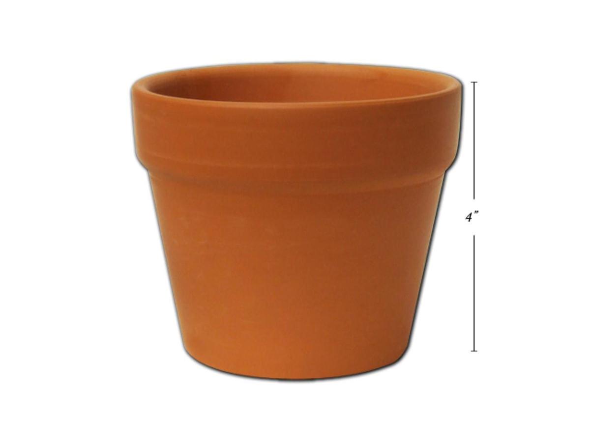 Medium Terracotta Planter, 4.5"Dia. x 4"H (A384174)