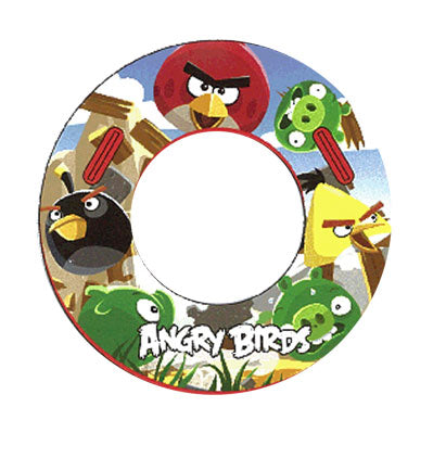 ANGRY BIRDS 36" SWIM RING HEAVY DUTY HANDLES FULL