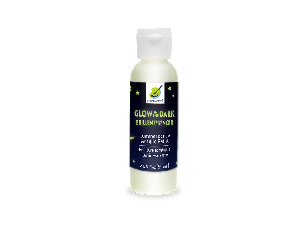 Color Factory: 2oz Glow-in-the -Dark Luminescence Paint in PDQ