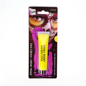 Party Gear Hween Face/Body Cream in Tube, Yellow, 46g,Blister