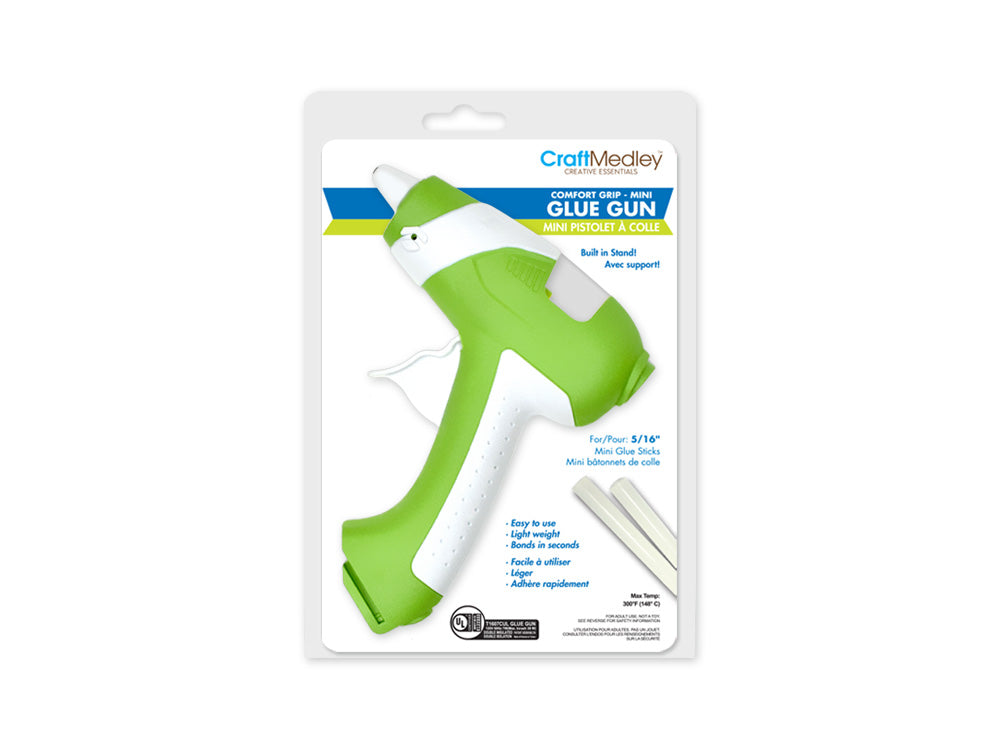 Glue Gun: 7W Comfort-Grip Mini w/Trigger cULus Rated 120V