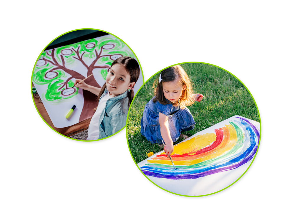 Krafty Kids Paint: 250ml Tempera (8.45oz) C) Brown