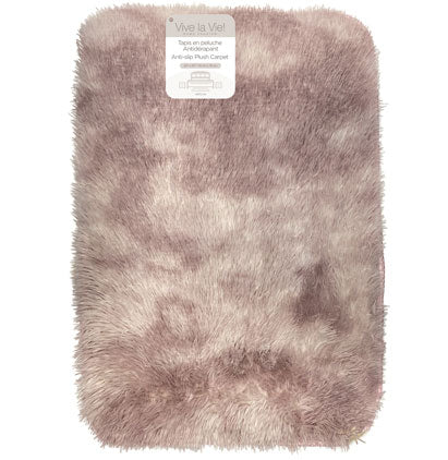 ANTI-SLIP PLUSH CARPET WITH FOAM-PINK TIE DYE 20'