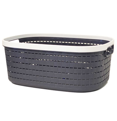 OVALPP BASKET-GREY-M 30*21*13.5