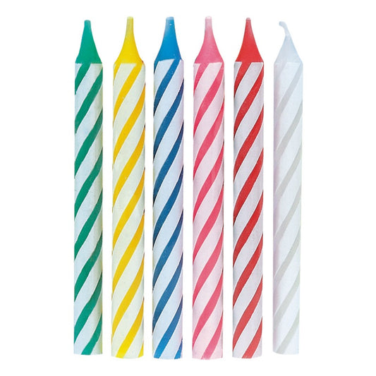 Spiral Birthday Candles  12ct