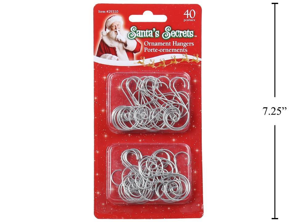 S.Secrets 40pcs Scroll Ornament Hooks, b/c