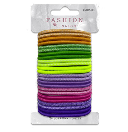 HAIR ELASTIC - 24 PCS 8*14CM