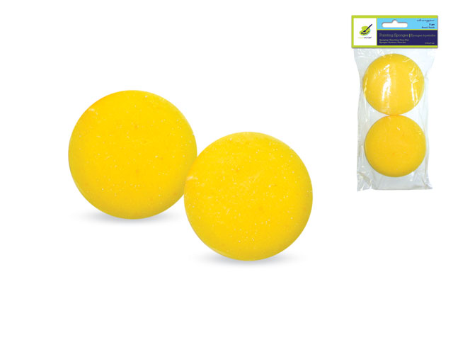 Color Factory: 2.75" Sponge x2 for Painting/Sponging/Faux-Fini