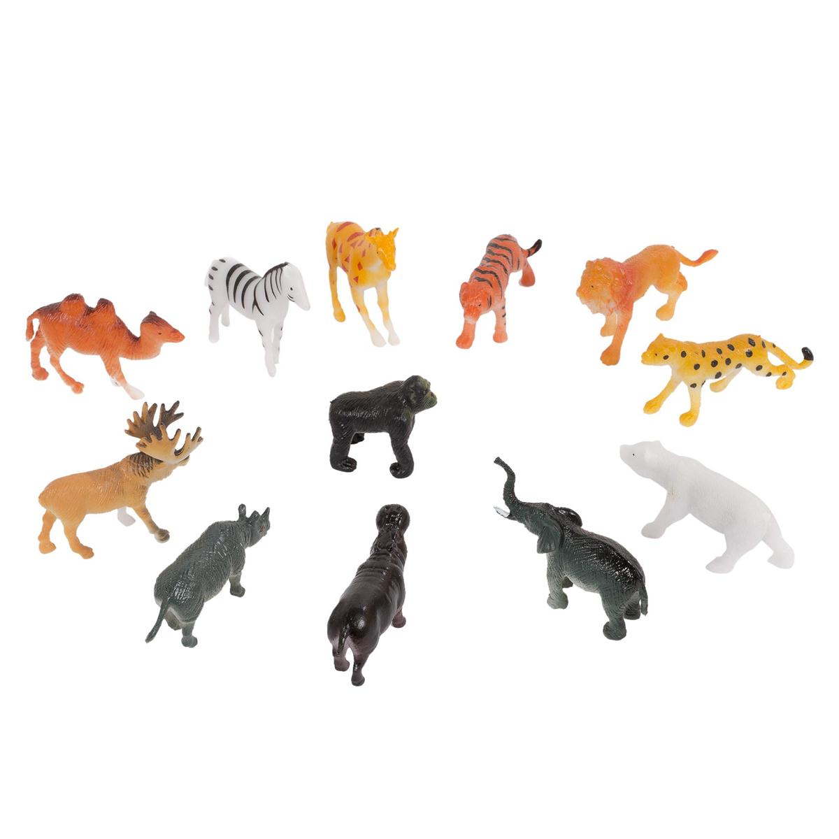 Nature's Critters,6-pc,Wild animals,2/s,PVC bag, header card