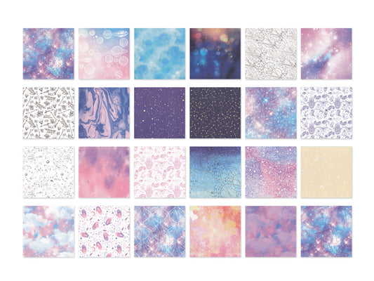 Cardstock: 12"x12" Themed Stack Pad x24 Double-Sided (24 Designs) 230GSM F) Astrological