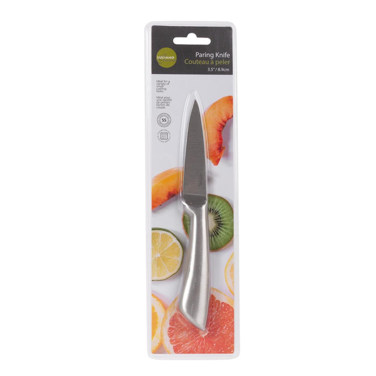 L.Gourmet 3.5" Paring Knife, Stainless Steel, clamshell