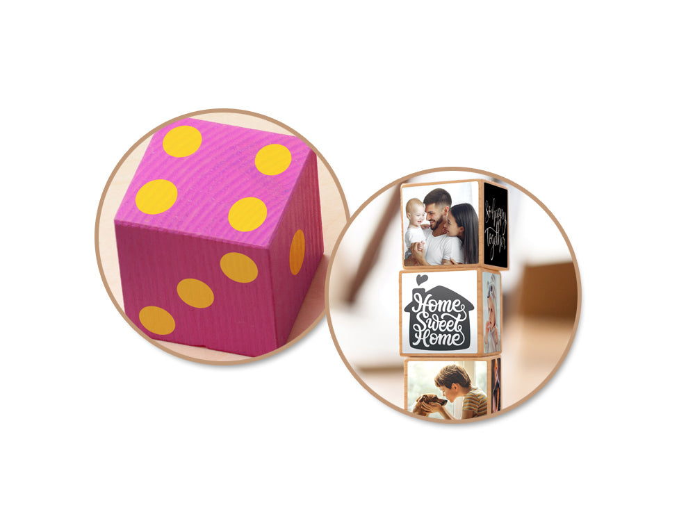 Craftwood: 2.25in (57mm) Cubes Natural 27/PDQ