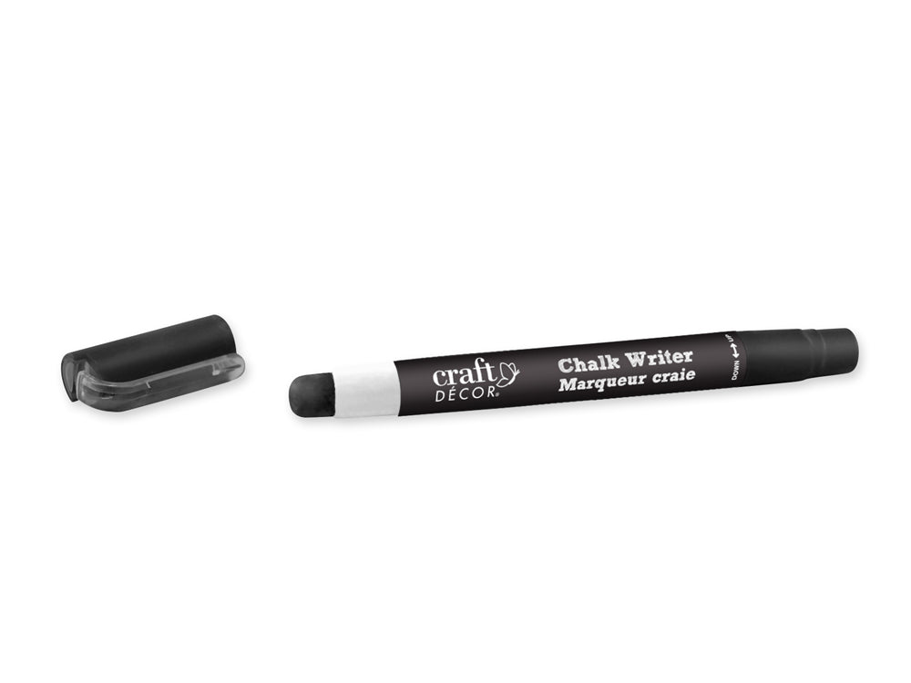 Craft Decor: Chalk Writer Blister-Carded K) Black