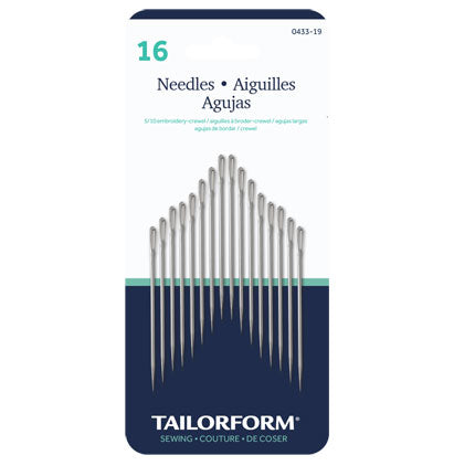 HAND SEWING NEEDLES 5/10 EMB.