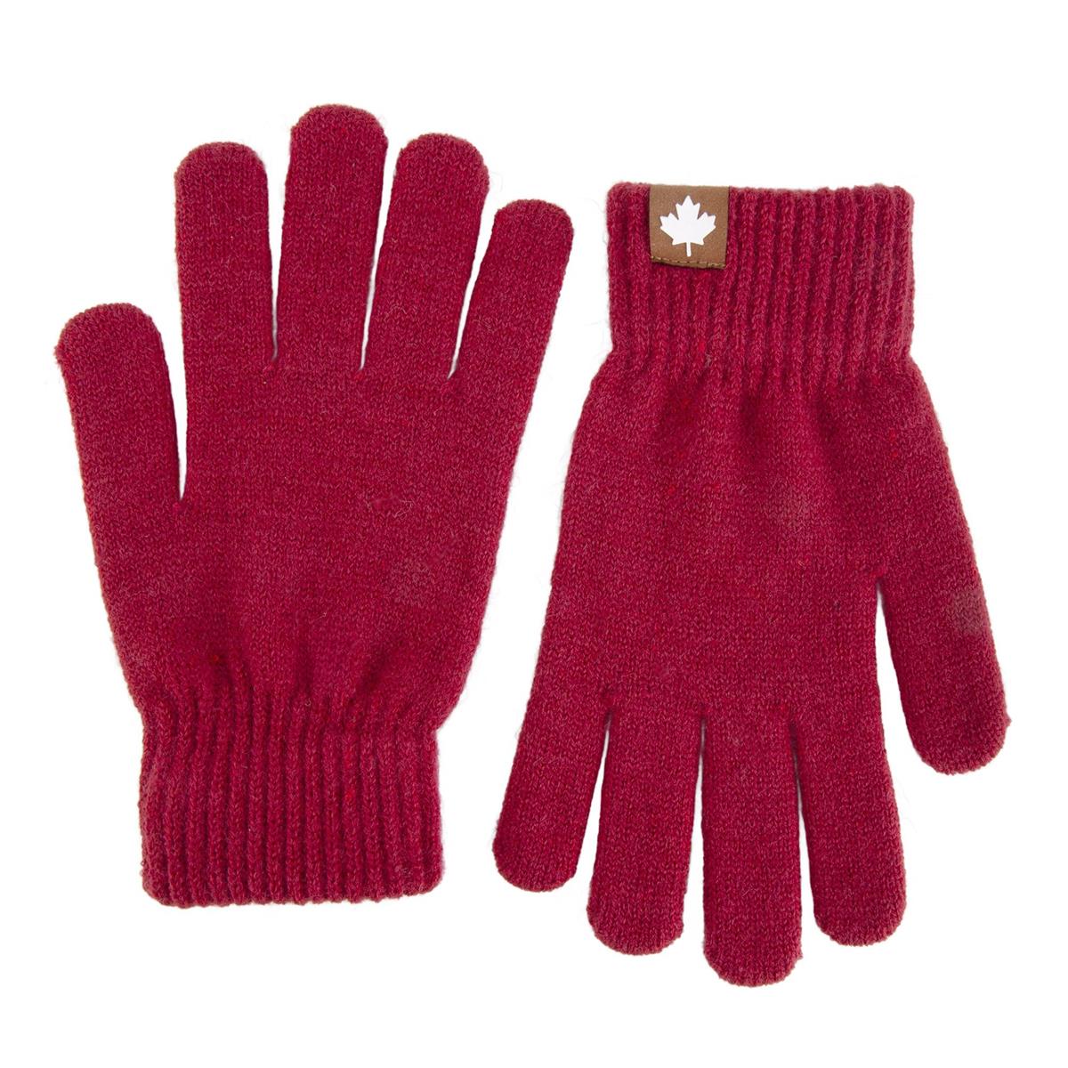 Nordic T. Canada Knit Glove, single layer, 2 asst, hc