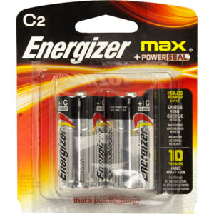 Battery Energizer Max C 2Pk