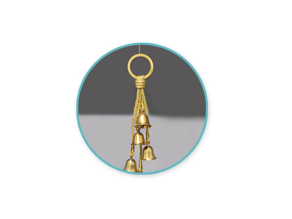 Craft Medley: Brass Rings 1" Round x5