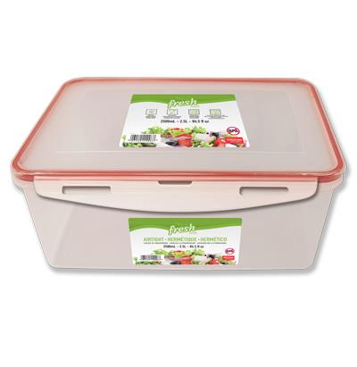 SURELOCK FOOD CONTAINER RECTANGULAR, 2.5L - 84.5OZ