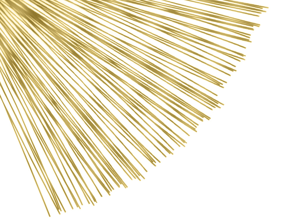 Craft Decor: 7" Bow Tying Wire Gold 26g 80/pkg