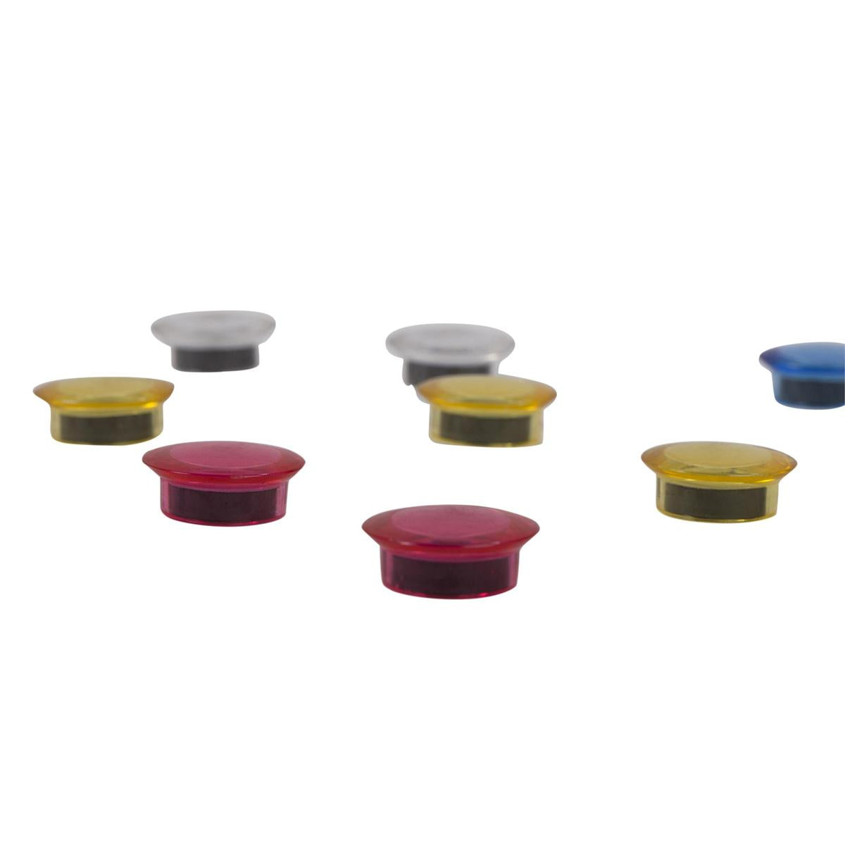 H.E., 12-pc Magnetic Buttons, Dia. 2cm, b/c