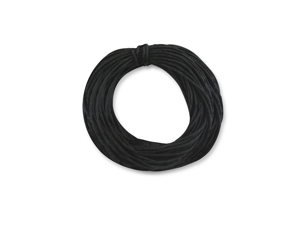 Natural Hemp Cord: Colored 20lb (1mm) 9yd/hank B) Black