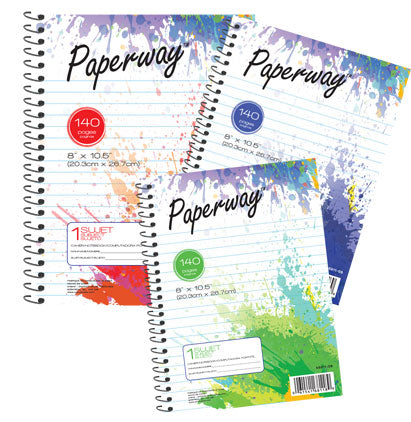 SPIRAL BOOK - 140 8" X 10.5"