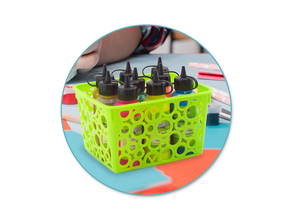 Craft Storage: 4.6"x5.7"x3.3" Utility Basket Rect Asst 3-Col