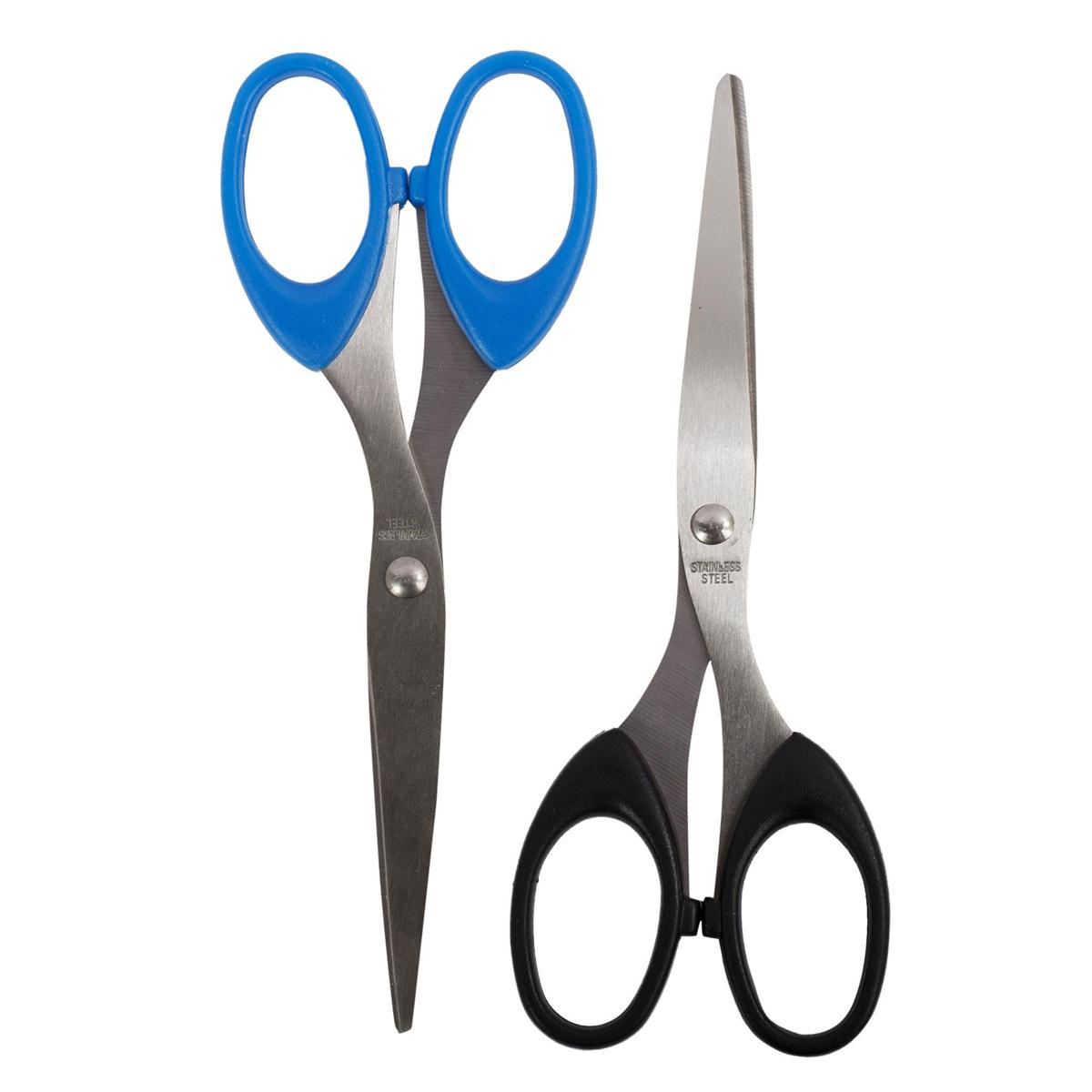 Desk Tech 6.25" S/S Scissors, 2 col., b/c