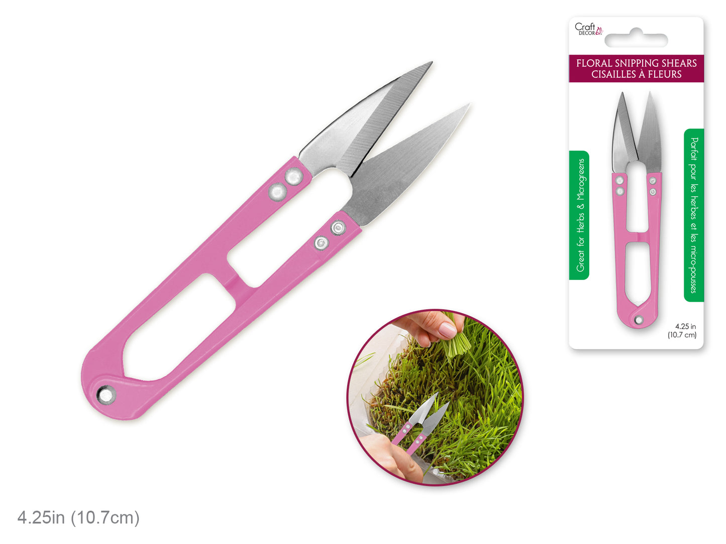 Craft Decor: Floral Snipping Shears 4.25"