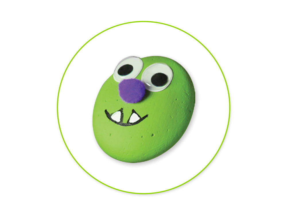 Paste-On Googly Eyes: Oval 10mm-19mm Asst x80 Black Standard