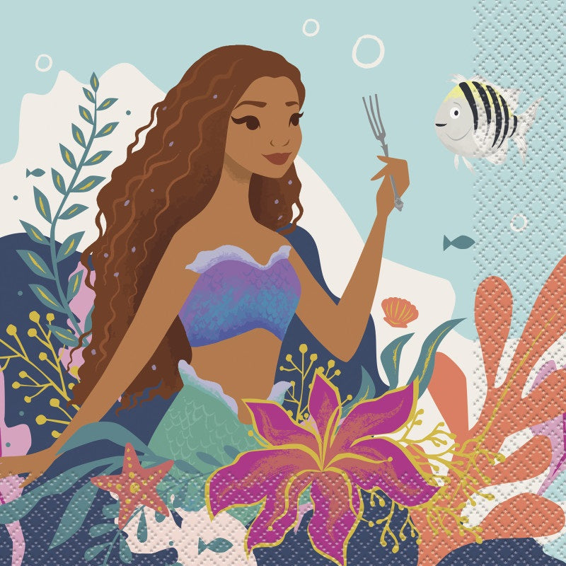 Disney The Little Mermaid Luncheon Napkins  16ct