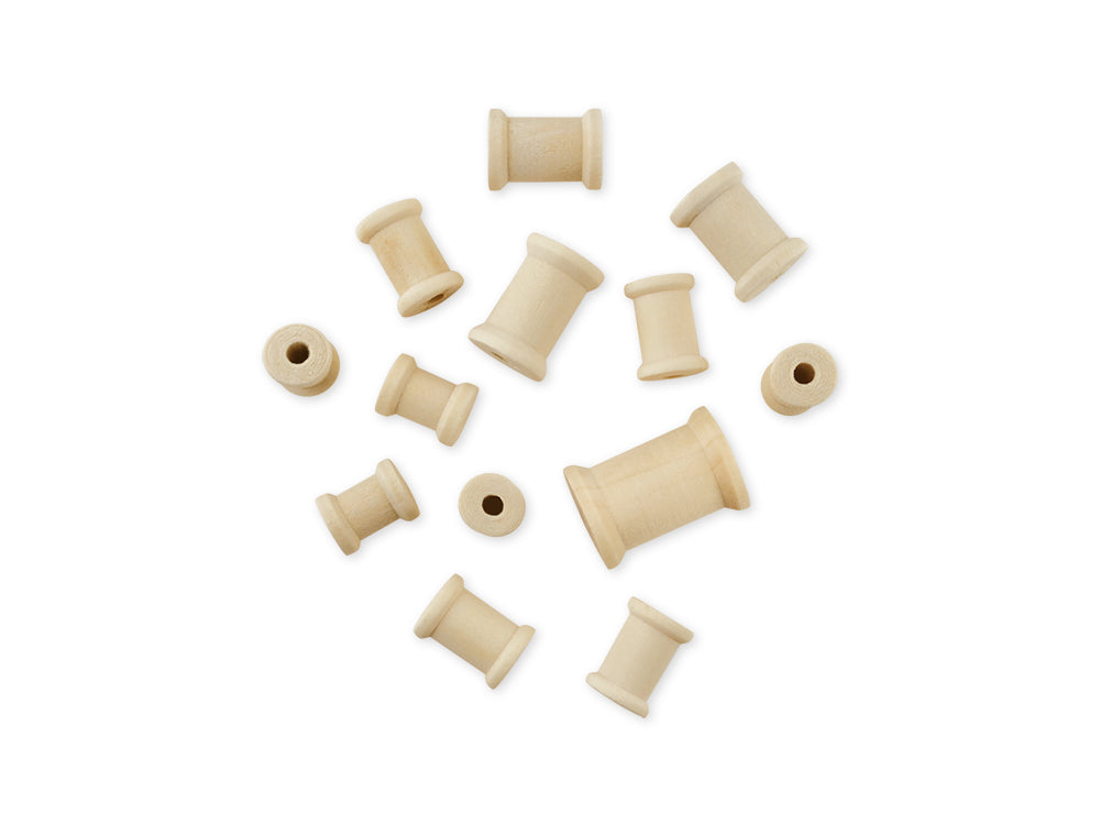 Craftwood: Wood Spools 13/pk Natural