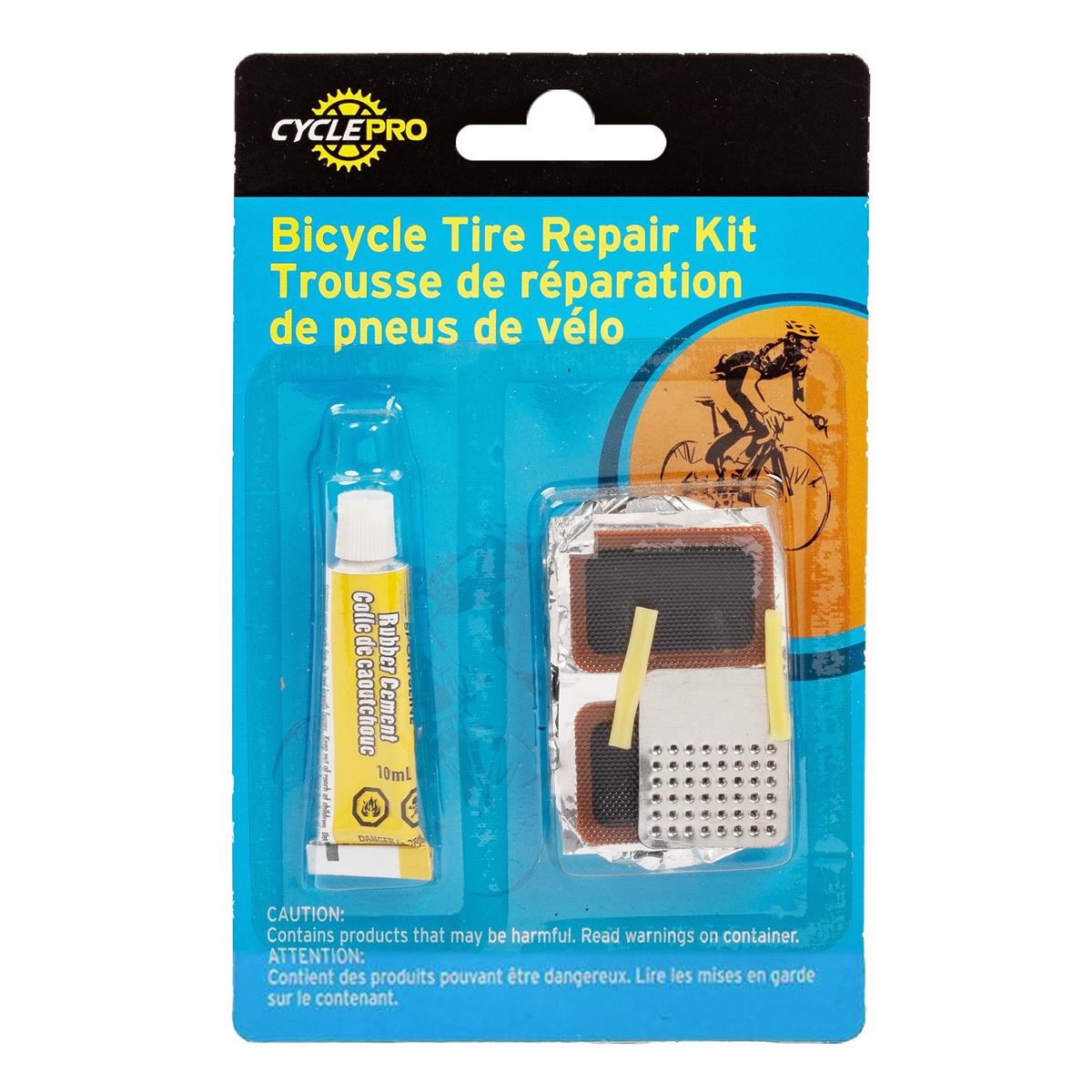 CYCLEPRO Bike Tire Repair Rubber Patches, b/c