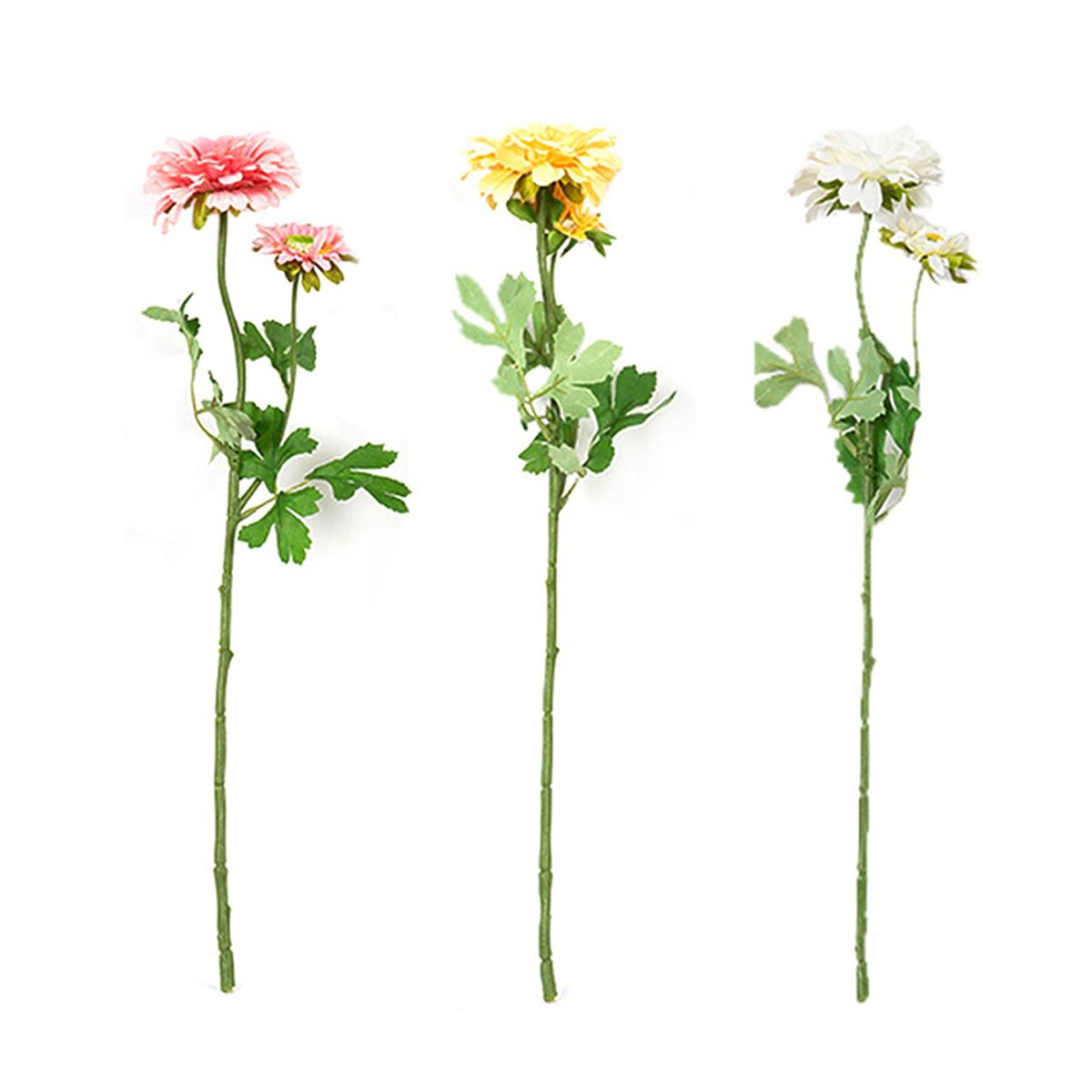 Country G. 23.5"L Single Stem Artificial Gerbery, 3asst., label