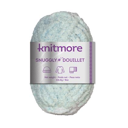 SNUGLY KNITTING YARN-LIGHT BLUE226.8 G/32.3yards