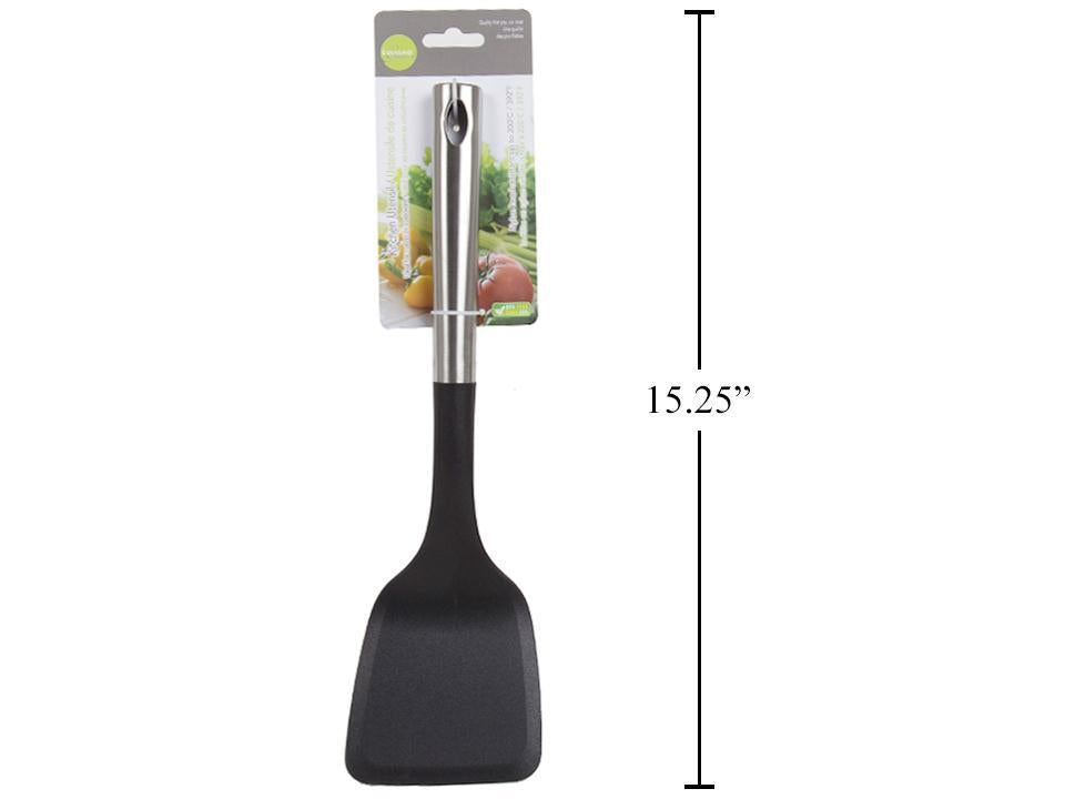 L.Gourmet 13.75"L Nylon Solid Turner w/ SS Handle, t.o.c.(HZ)(CS)