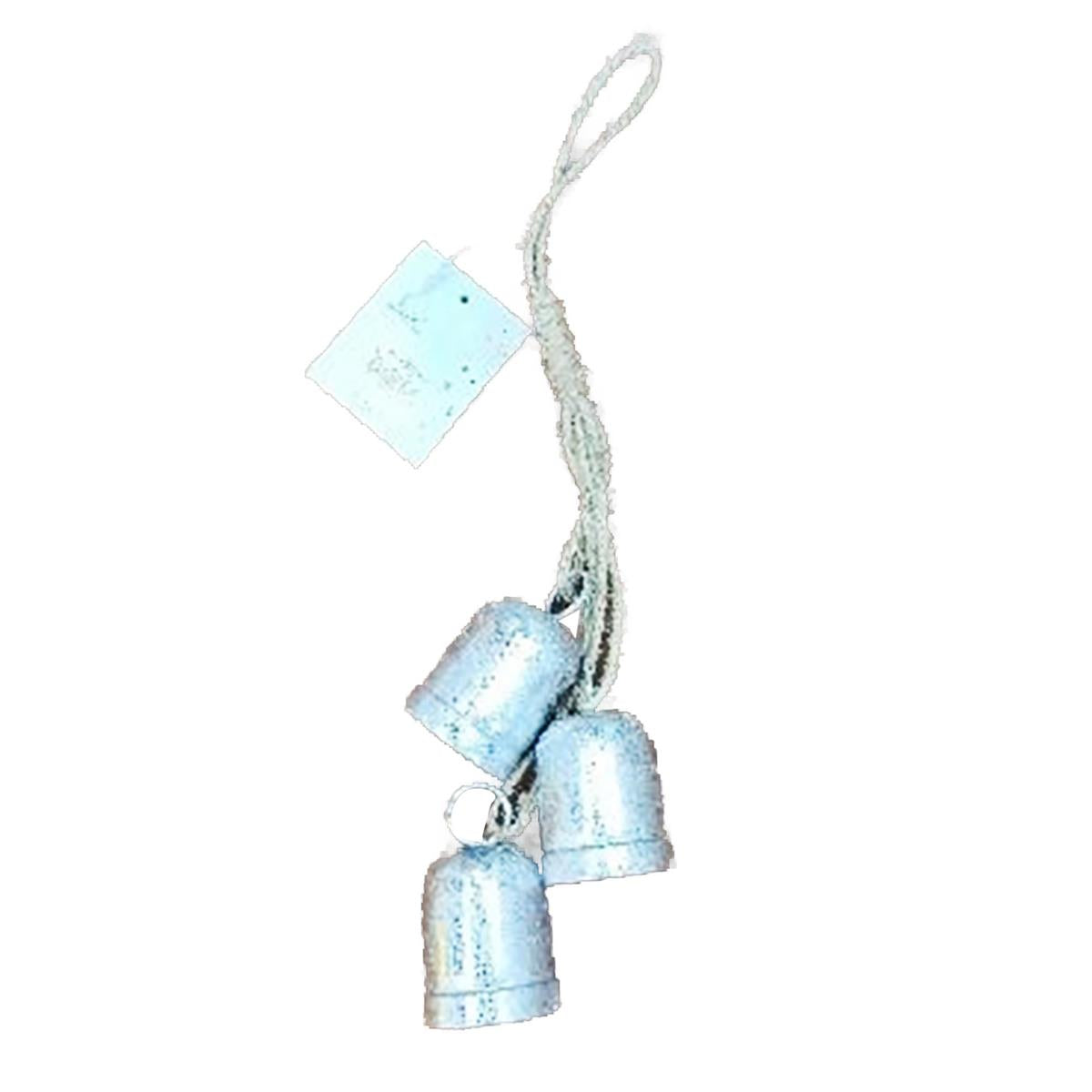 Deco N. Xmas Metal Ring Bell Décor, 1.5x3", cht