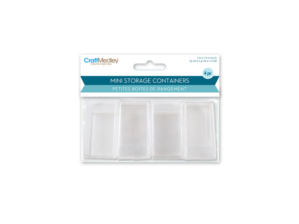 Craft/Bead Storage: 0.48oz Canister/Dispenser for Small Beads x4
