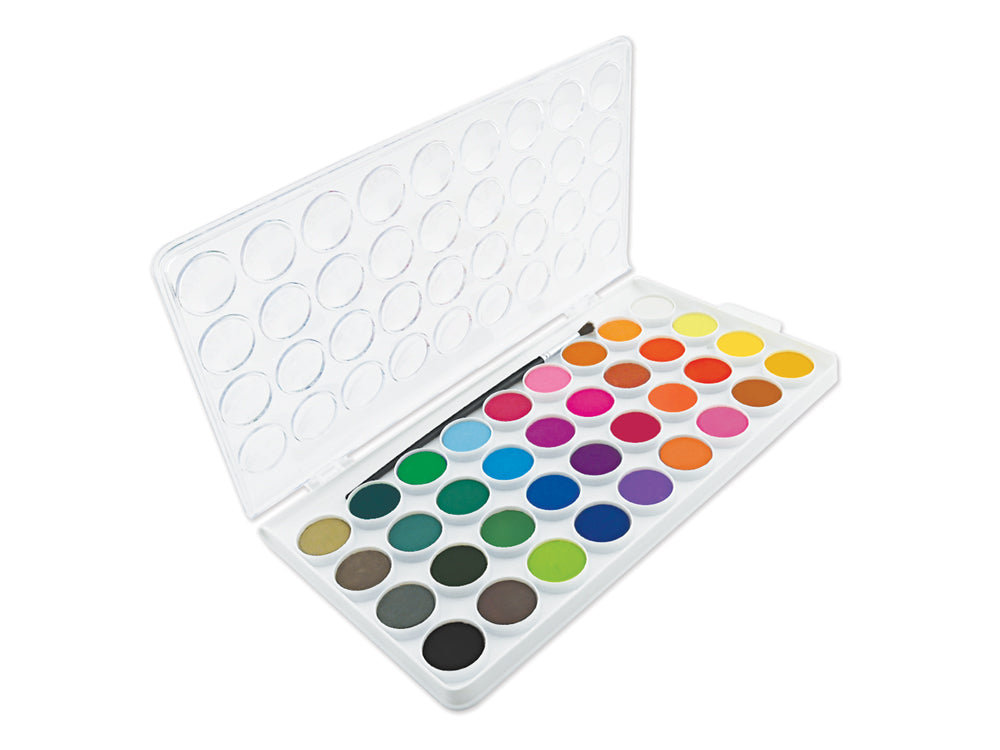 Color Factory: Artist Watercolor Pan Set 36pc w/Brush