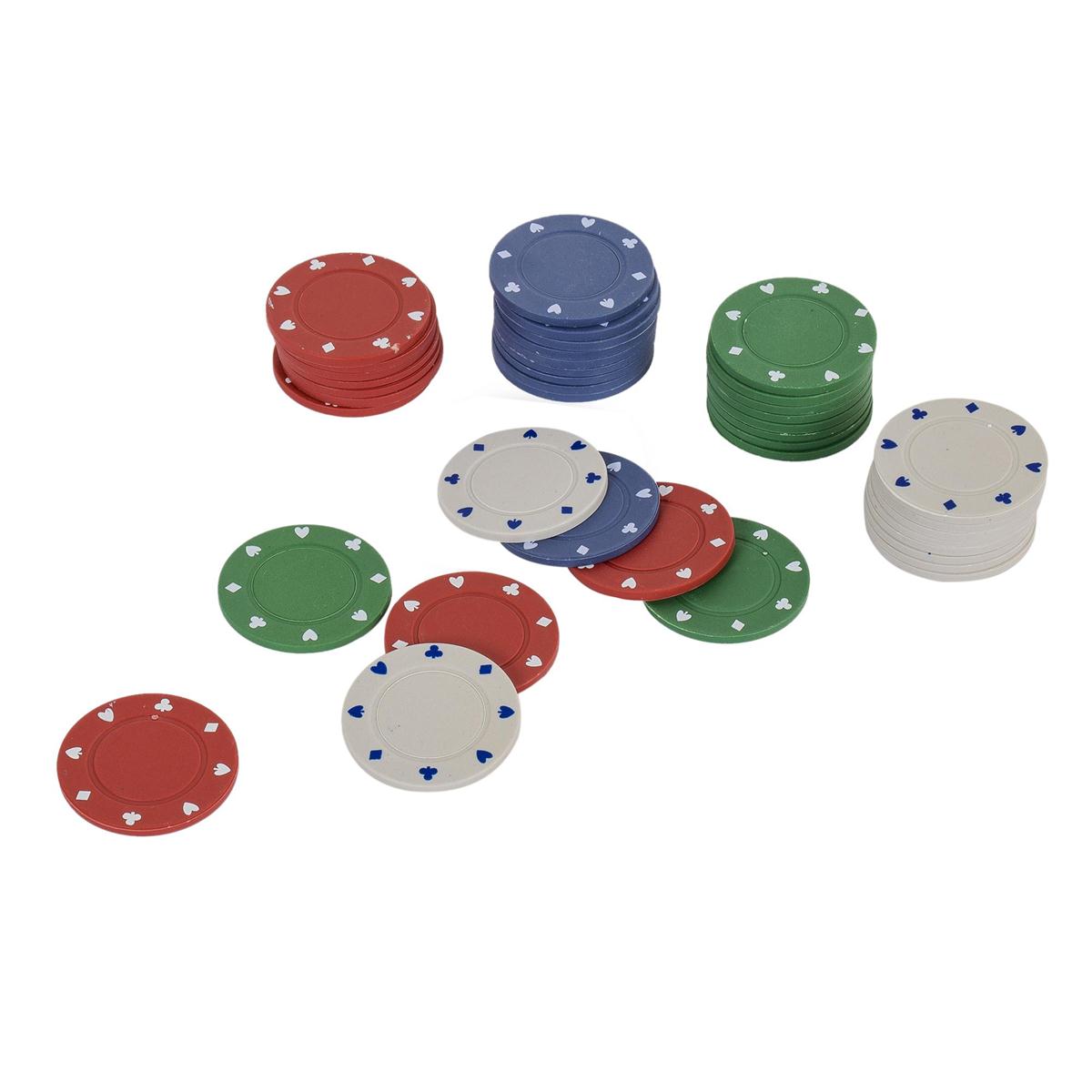 Casino Poker 40-pc Poker Chips, b/c
