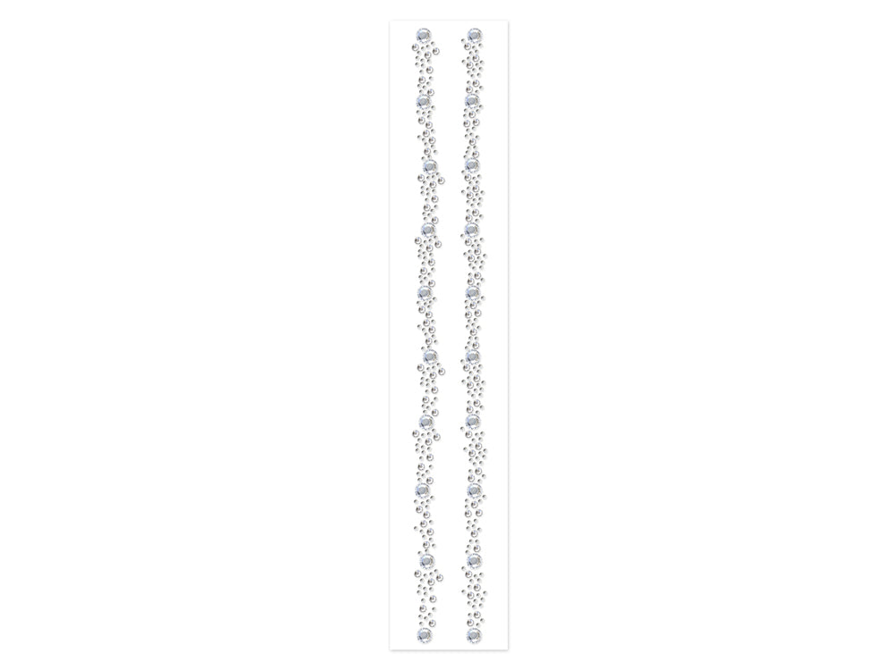 Paper Craft Sticker: 12" Ornate Gem Borders x2 E) Crystal