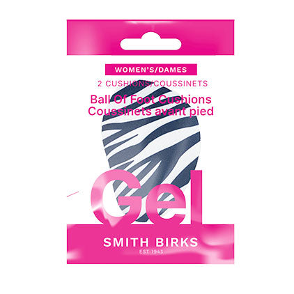GEL BALL OF FOOT CUSHIONS-ZEBR